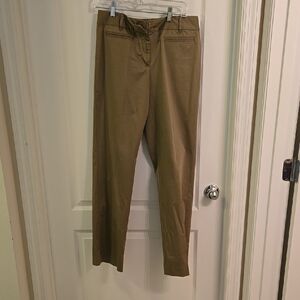 Talbots Stylish Tan Trousers Size 8 EUC